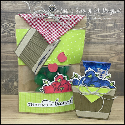 Enjoy this video tutorial to make these cute and simple treat holders with the Cheerful Basket bundle!