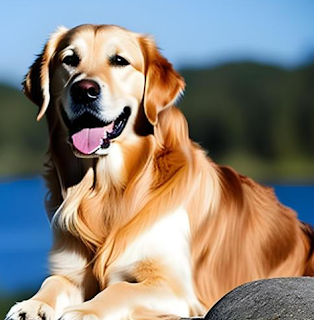 Meet The Golden Retriever named Max   Max the Golden Retriever has an amazing personality that captures the hearts of everyone he meets. He is a loyal and loving companion to his family, always eager to greet them with a wagging tail and a big smile.