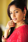 Telugu Actress Madhavi Latha Navel Show in Saree
