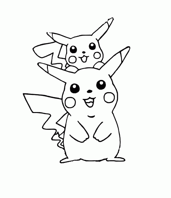 Coloring pages for kids free images: Pokemon free Coloring pages