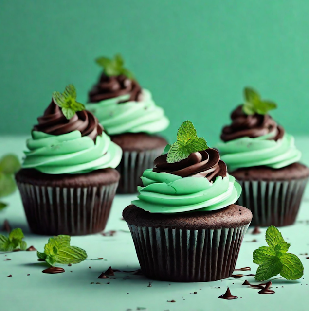 Chocolate Mint Cupcakes