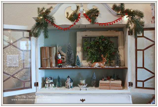 Farmhouse Vintage Christmas-Duck Egg Chalk Paint-A Merry little Christmas- From My Front Porch To Yours