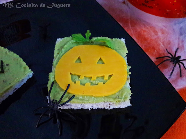 Sandwich Frankenstein / Calabaza (Halloween)