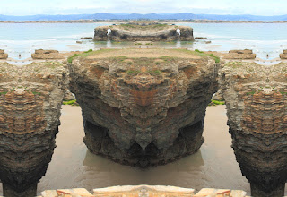 simetría, efecto espejo, surreal, surrealismo, surrealista, abstracto, original,  panorama,panoramico,