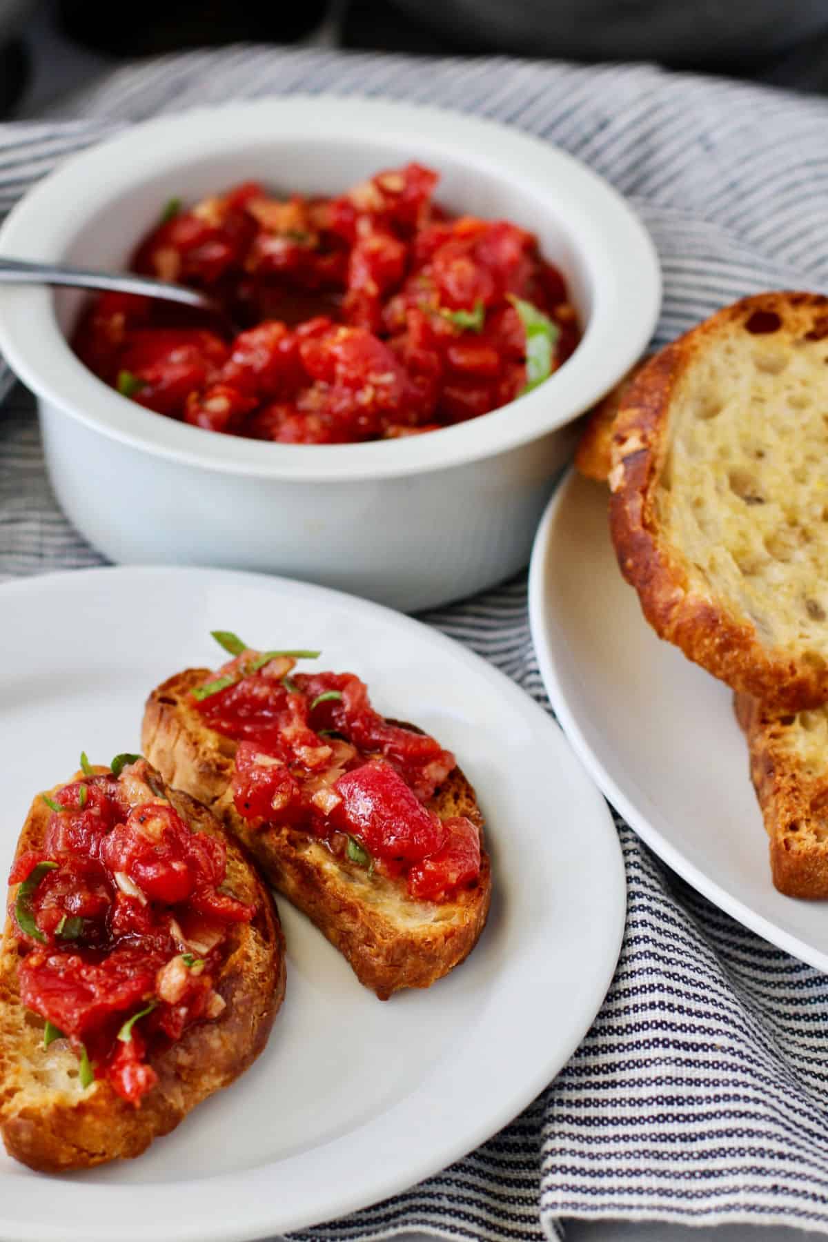 Tomato, Garlic, and Basil Bruschetta | Karen&amp;#39;s Kitchen Stories