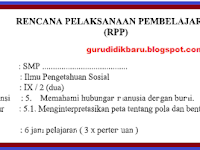 RPP SMP IPS Kelas IX Semester 2 Tahun 2019-2020