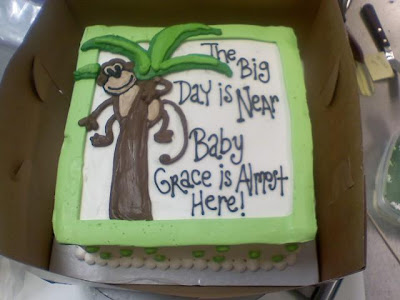 Baby Shower Monkey Cakes on This Was For A Baby Shower It Was A Monkey Themed Week