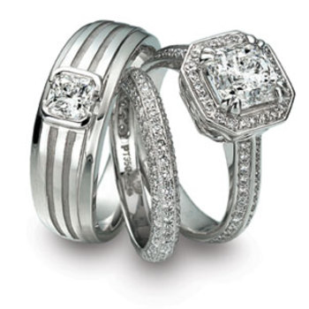 Tags Platinum Rings for women Platinum Women Wedding bands 1CT diamond 