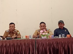 Camat Sekernan gelar Rakor bersama Kades dan Lurah 