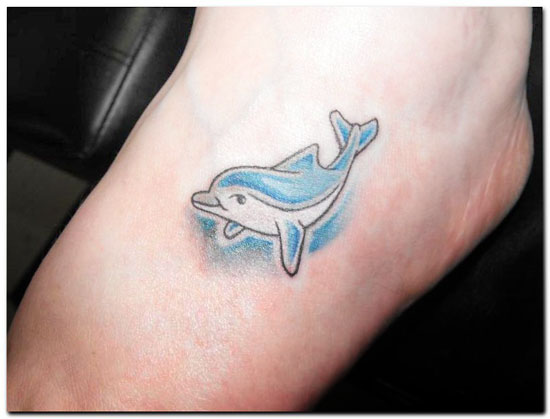 small dolphin tattoo designs