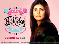happy birthday sushmita sen pics, young age stunning photo with silky hairstyle