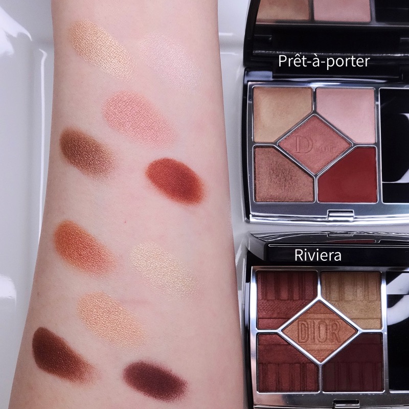 DIOR Prêt-À-Porter Eyeshadow Palette Review Swatches