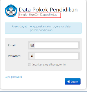  Single Sign On Dapodikdasmen