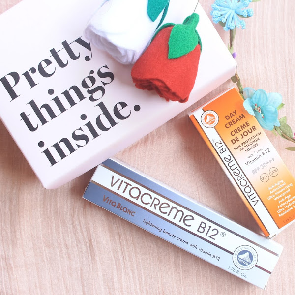 (Sponsored) Review Vitacreme B12 Vita Blanc and Vitacreme B12 Day Cream SPF 30+++ | Sociolla Freebies 