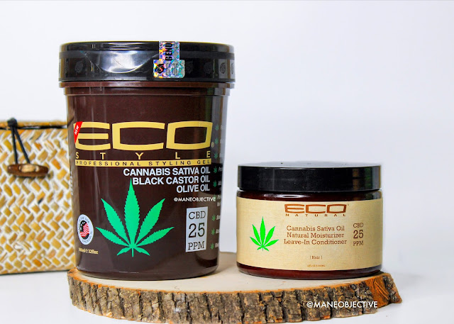 Eco Styler's NEW Cannabis Oil CBD Gel and Leave-In Conditioner Review