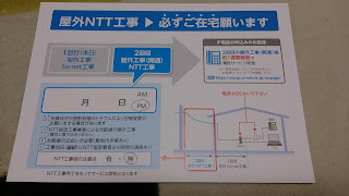 nuro光 宅内工事日 日程調整