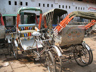 Bicycle rickshaws