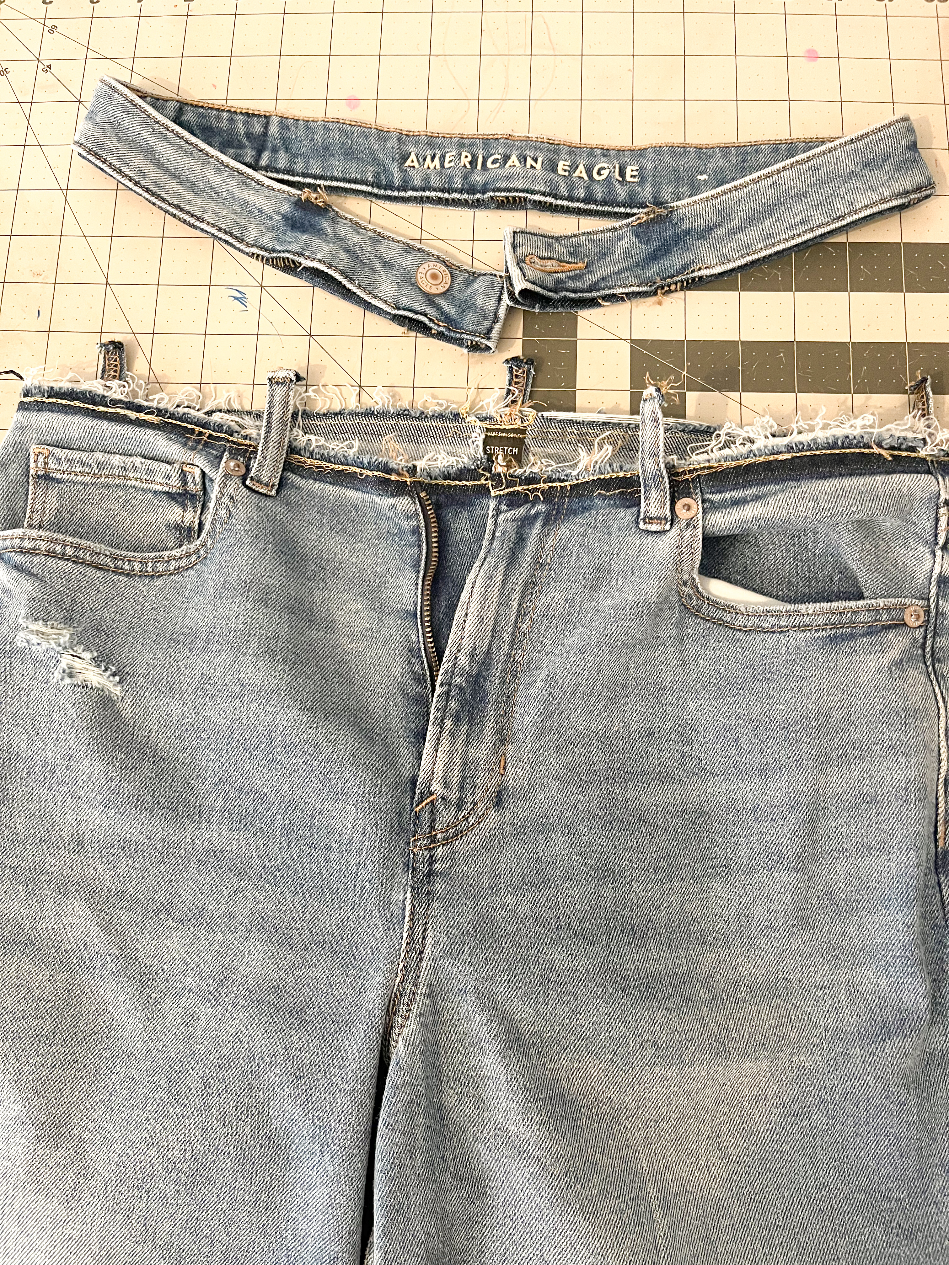 Creations: How to Alter a Jeans Waist