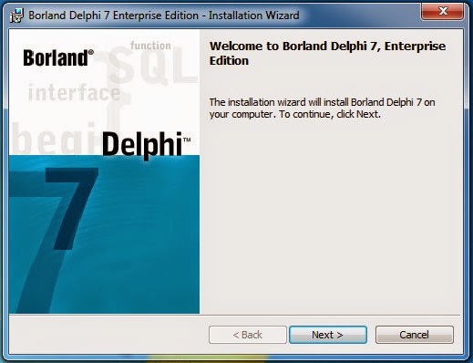 Cara Install Borland Delphi 7 di Windows 7, Windows 8 dan Windows 10