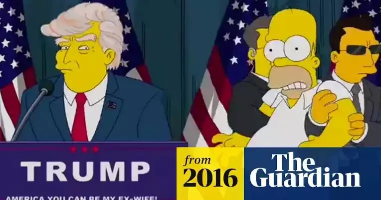 Trump become US president in simpson