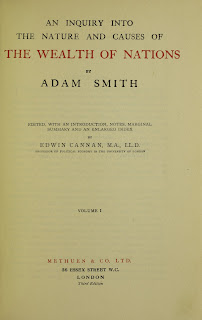 Inquiry into the nature and causes of the wealth of nations, 1922