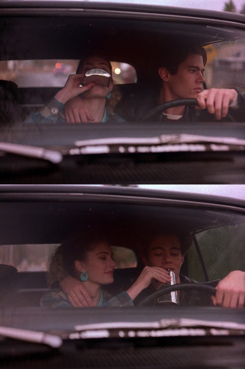 Underage Drinking in Twin Peaks, Shelly Johnson and Bobby Briggs, Bobby and Shelly Twin Peaks