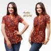 model baju atasan batik wanita modern