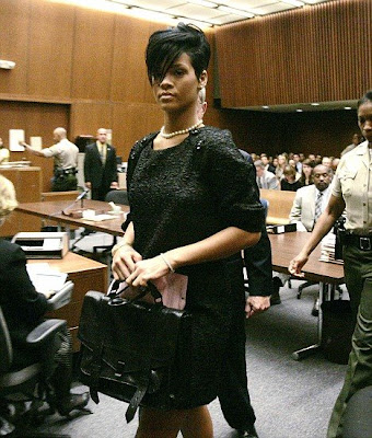 hot Rihanna at the LA Superior Court