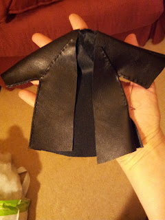 Black leather coat for Gaiman's Morpheus/Dream