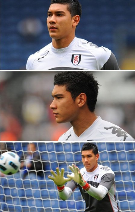 The "hunkiness" of Neil Etheridge (not topless) 2011