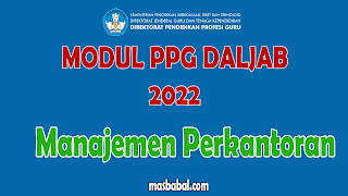 Download Modul Manajemen Perkantoran Pedagogik pdf dan Manajemen Perkantoran Profesional pdf PPG Daljab 2022 pdf