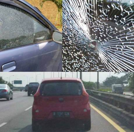 Pelaku Koboy Jalan Tol JORR Pemilik Picanto B 1191 SZN