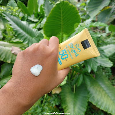 Tekstur sunscreen