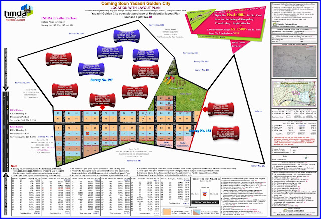 Layout Plan-Yadadri Golden City