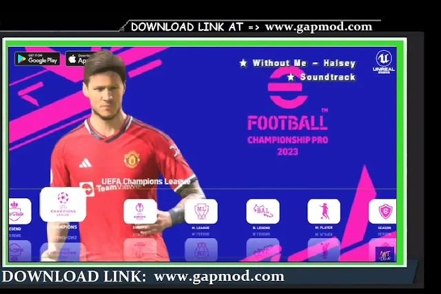 PES ISO PPSSPP eFoootball Championship 2023 Manchester United Edition Graphics HD New Update Kits Transfer