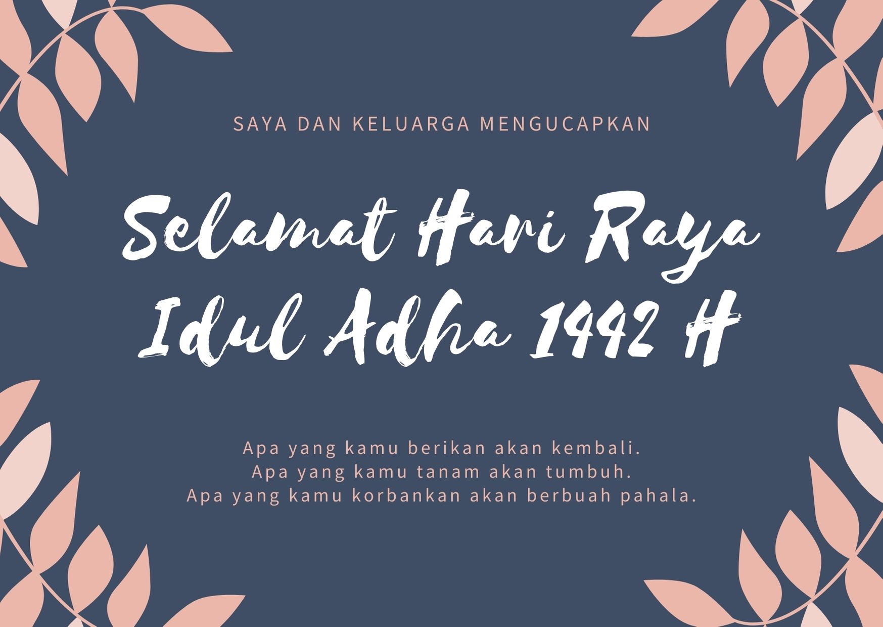 Daftar Ucapan Selamat Hari Raya Idul Adha 2021