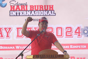 May Day, Wagub Kandouw Tampung Aspirasi Kaum Buruh, Pemprov Sulut Asuransikan Hampir 400 Ribu Pekerja