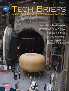 NASA Tech Briefs. Engineering solutions for design & manufacturing - September 2011 | ISSN 0145-319X | TRUE PDF | Mensile | Professionisti | Scienza | Fisica | Tecnologia | Software
NASA is a world leader in new technology development, the source of thousands of innovations spanning electronics, software, materials, manufacturing, and much more.
Here’s why you should partner with NASA Tech Briefs — NASA’s official magazine of new technology:
We publish 3x more articles per issue than any other design engineering publication and 70% is groundbreaking content from NASA. As information sources proliferate and compete for the attention of time-strapped engineers, NASA Tech Briefs’ unique, compelling content ensures your marketing message will be seen and read.