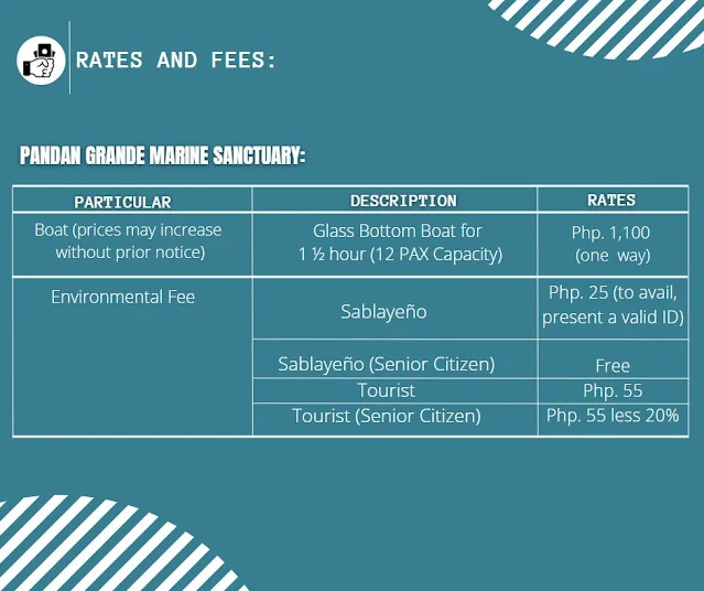 Sablayan Tourism Rates and Environmental Fees, Boat Fees