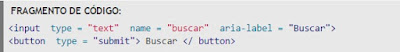 codigo con la etiqueta aria-label