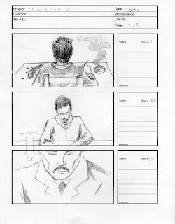 Killing Lincoln Storyboards