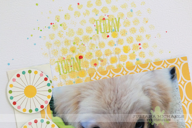 Happiness Is A New Puppy Scrapbook Page by Juliana Michaels featuring Jillibean Soup Sew Sweet Sunshine Soup