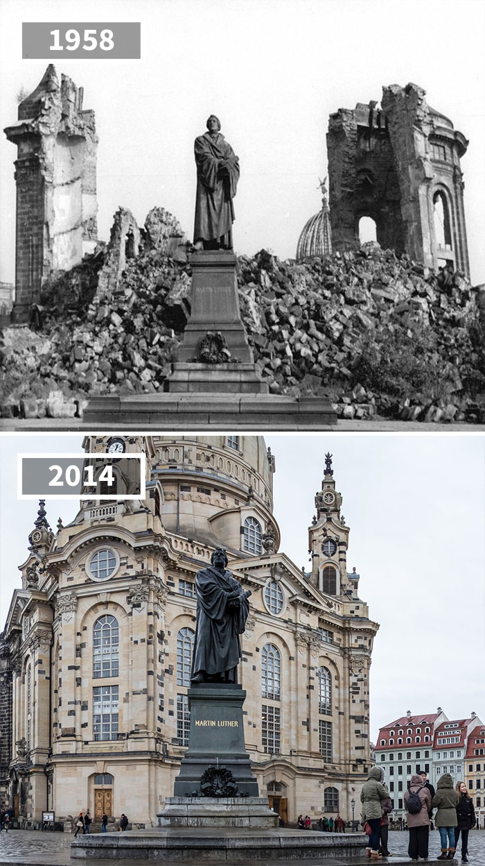 20 Amazing Before And After Photographs Depict How The World Has Changed Overtime