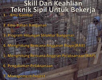 Information For You Skill Dan Keahlian Teknik  Sipil  Untuk 