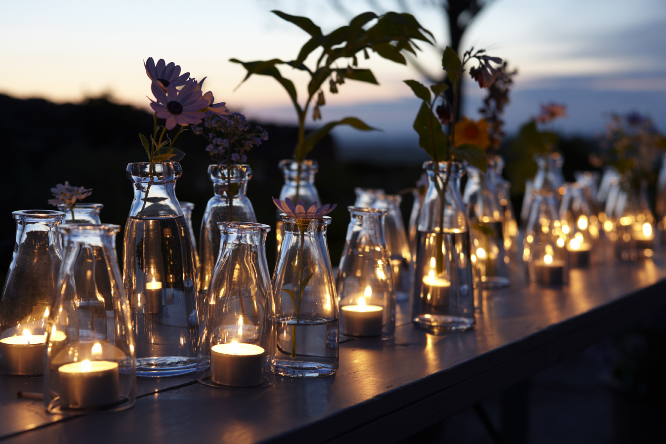 Life of a Vintage Lover Milk Jar Centerpieces