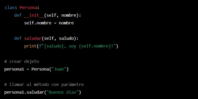 Agregar parámetros al método en python