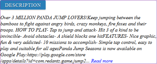 Panda Jump game review