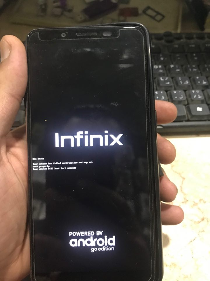 حل مشكله Infinix X606d بعد التحديث الهوائى Your Device Has Failed
