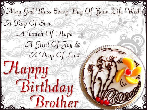 Birthday wishes quotes for brother with images