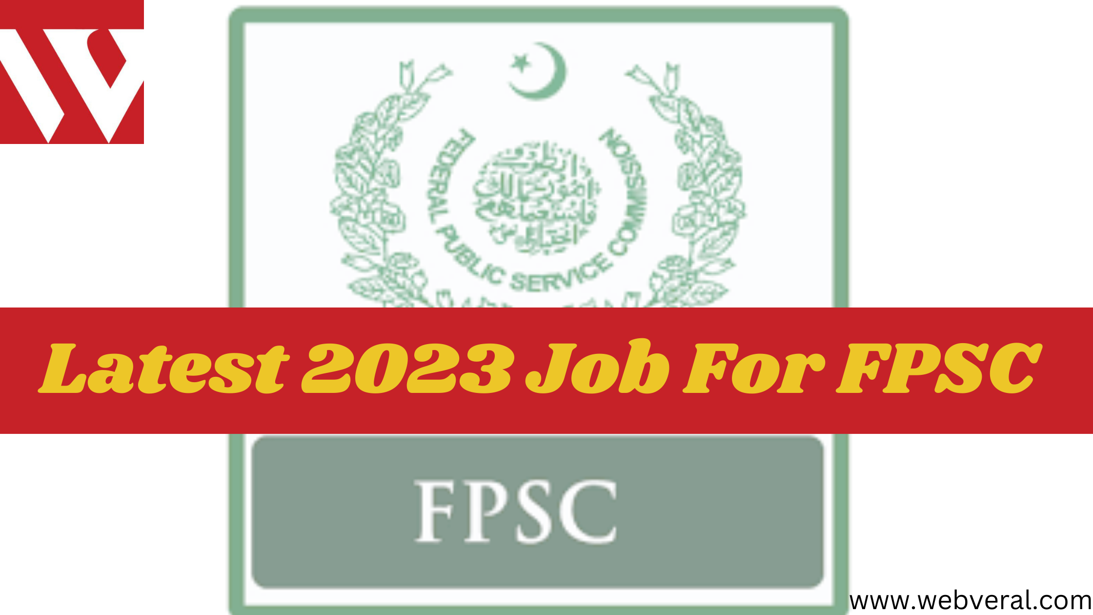 Latest 2023 Job For FPSC